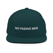 Load image into Gallery viewer, No Passive Men Snapback Hat
